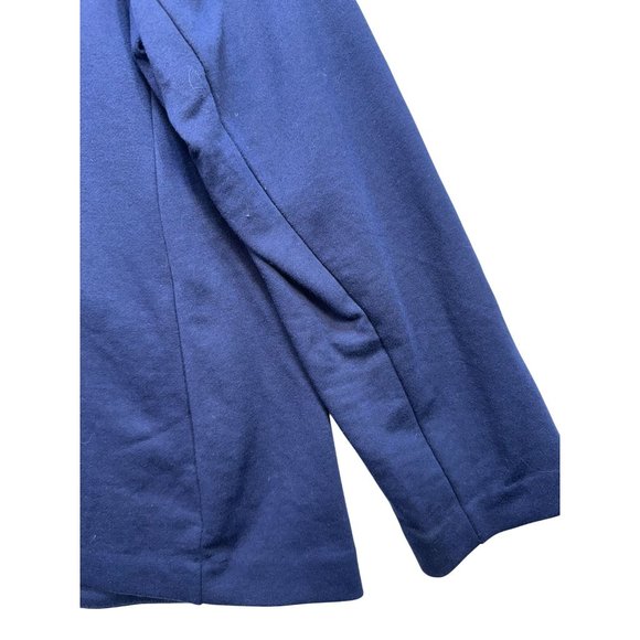 Susan Graver Weekend Womens Knit Blazer Jacket 2XL Blue Career Office - Picture 9 of 9